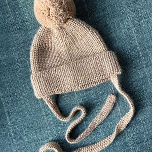 6-12mo Briar Baby Knit Beanie w Ties